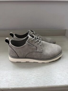 Perry Ellis Gray Derby Dress Shoes - Boys Size 2